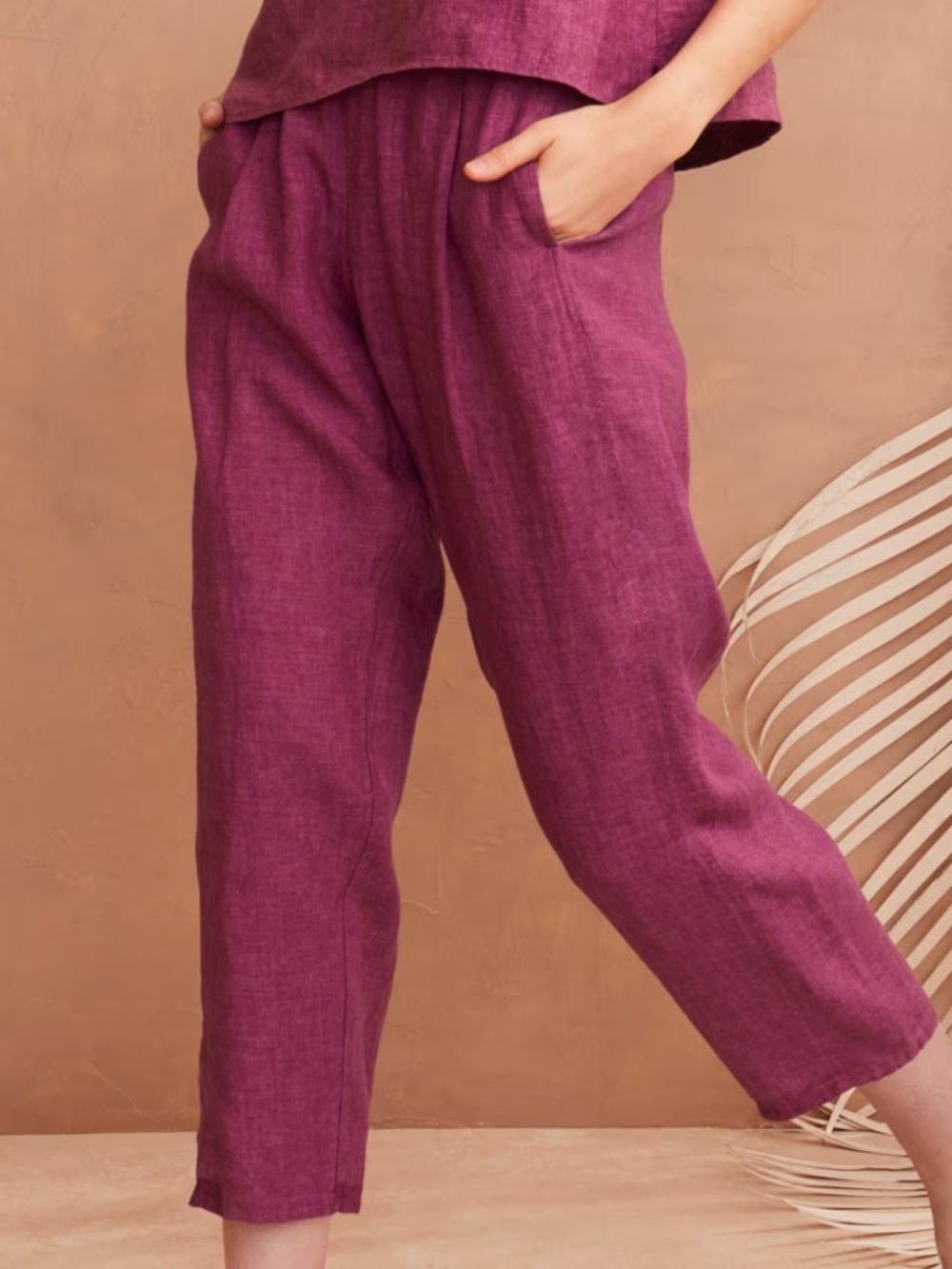 Delave Linen Lantern Pant - Picture 4 of 4
